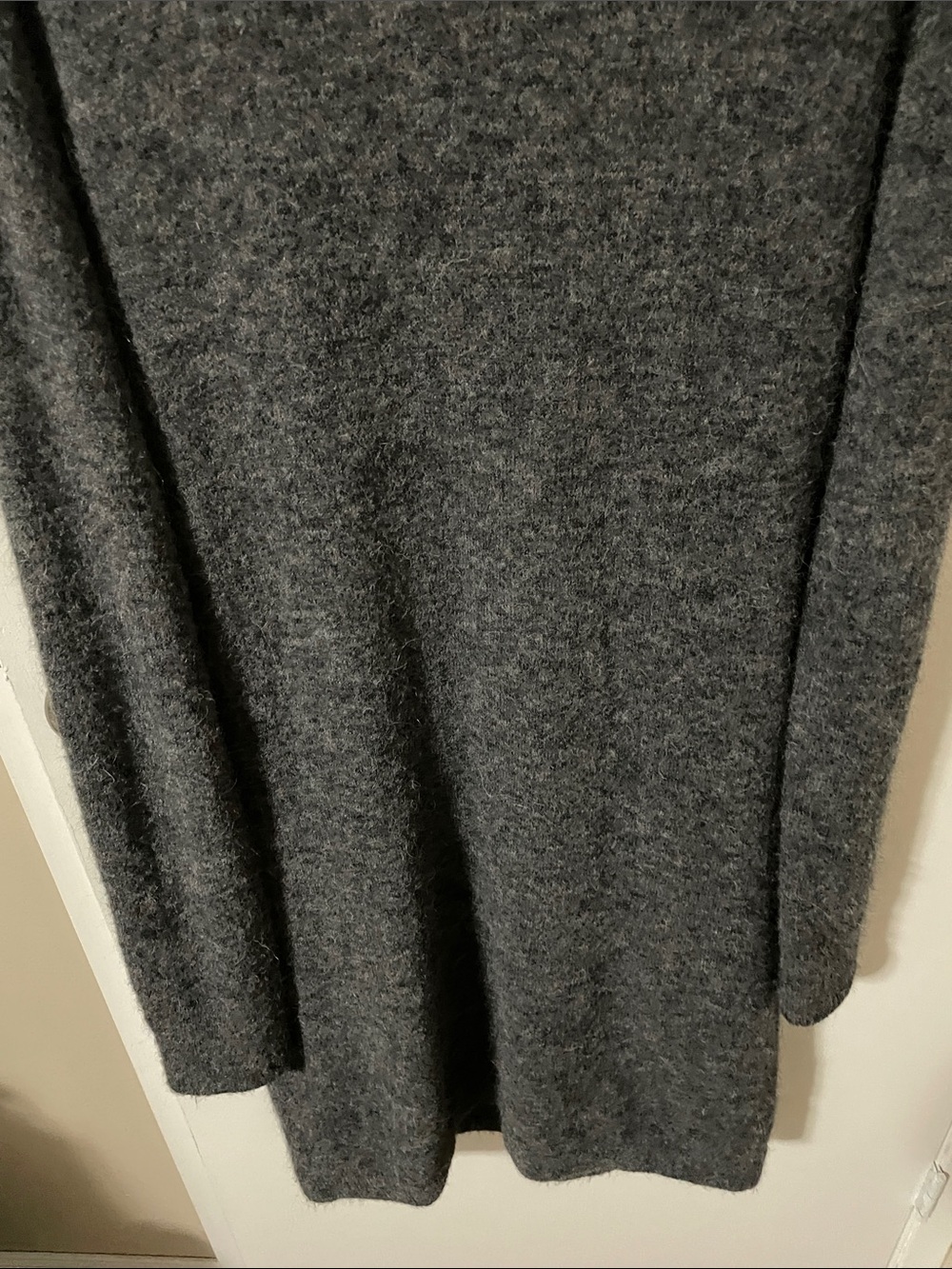 Wilfred Free Charcoal Long-Sleeve Pocket Sweater Dress Size Medium - Picture 10 of 10